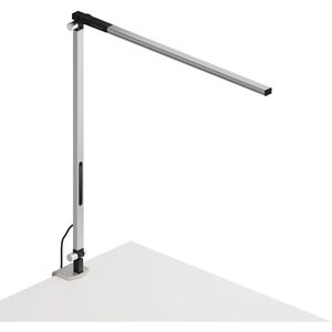 Z-Bar Solo 18 inch 6.00 watt Silver Clamp Desk Lamp Portable Light